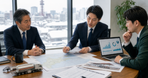北海道のガソリンスタンドM&Aで事業承継を進める実務ポイント｜灯油配送・地下タンク・地域インフラを守るのアイキャッチ画像。主要キーワードは北海道 ガソリンスタンド M&A